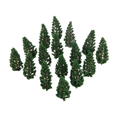 50 árboles de pino, modelo arquitectónico, paisaje, parque, ferrocarril, paisaje, construcción, diseño de plantas, para diseño o