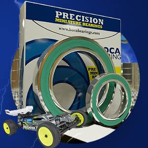 Boca Bearings Team Associated B6.4D Rubber Sealed Bearing Upgrade Kit - Green Seal - #05-443GS
