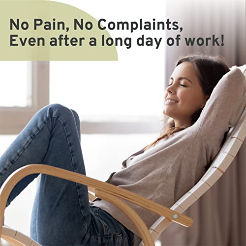 Arlee Non-Skid Memory Foam Chair Pads, 2 Count (Pack Of 1), Bamboo Tan #TOP6