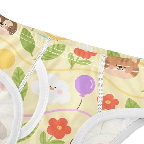 GuoChe Toddler Underwear Cotton in Sizes 2T,3T, 4T, 5T, 6Y and 8Y4