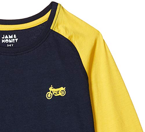 Image of Amazon Brand - Jam & Honey Boy's Regular Fit T-Shirt (Pack of 2)