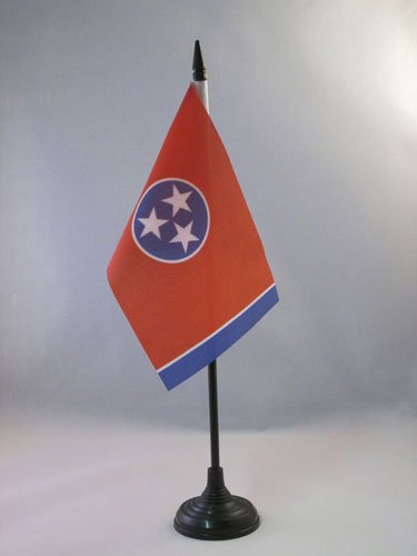 AZ FLAG Bandiera da Tavolo Tennessee 15x10cm