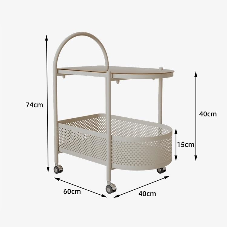 eexbz Sofa Living Room Sofa Side Table Movable Small Coffee Table Side Table Snack Cart Rack Side Cabinet Bedside Small Table Sofas for Living Room(A)