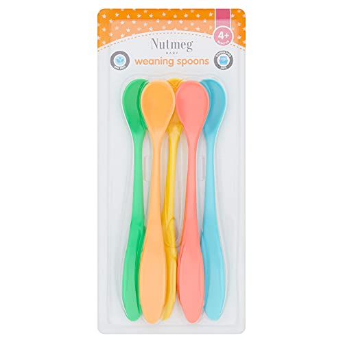 Morrisons Nutmeg Weaning Spoons 4+ Months, 5 each