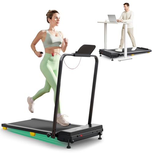 UREVO Tapis Roulant Pieghevole con Inclinazione 9%, 3 in 1