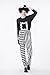 GEMVIE Hombre Traje de Disfraz Camisa Pantalones Payaso Halloween Fiesta Carnaval Espectáculo...
