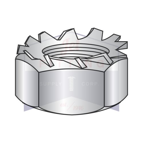 M3-0.5 K Lock Nuts | Hex Keps Nuts | External Lock Washer | A2 Stainless Steel (18-8) | Pre-Assembled External Tooth Washer & Nut (Quantity: 3000)