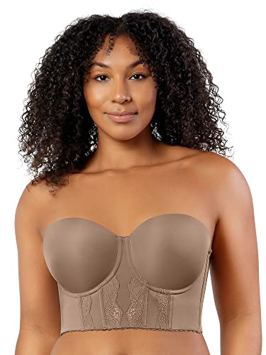 Image of PARFAIT Elissa P50116 Women's Full Bust and Full Figure Strapless Longline Bra