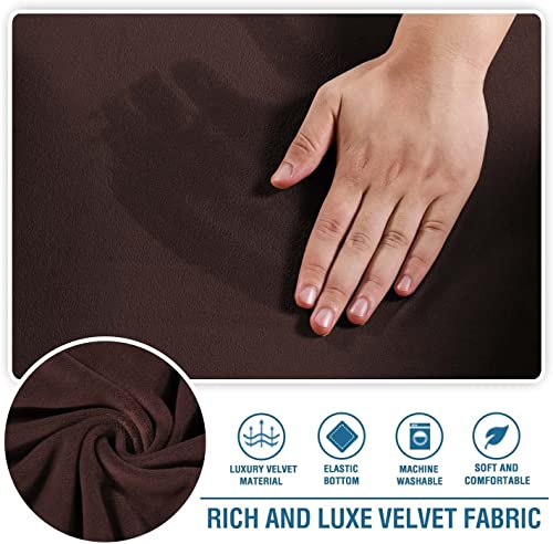 ELYSYSRL Velluto Copri Chaise, Fodera per Chaise