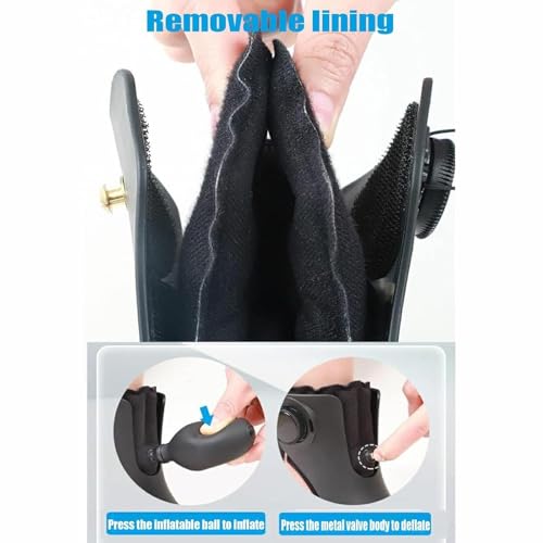 Órtesis de tobillo con perilla de airbag ajustable derecho M 6