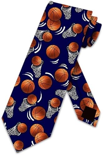 Three Rooker Basketball Ties Mens Hoops Tie Sports Basket Ball Neckties image 5