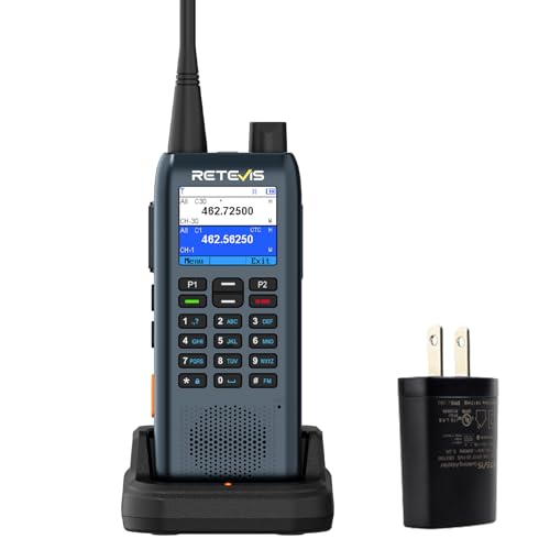 Retevis MateTalk C3 Professional Two-Way Radio（1 PC）, 1.77″ Large Screen, Long Range Walkie Talkie with Text Messaging,Job Ticket System, 2200mAh, Alert, NOAA,Group Call 2 Way Radios for Hotel Retail