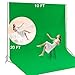 BEIYANG 10 Ft x 20 Ft Photography Backdrop Green Screen, Green Background Non-Reflective Fabric Wrinkle Resistance Photo Background for Photo Studio Shooting Props