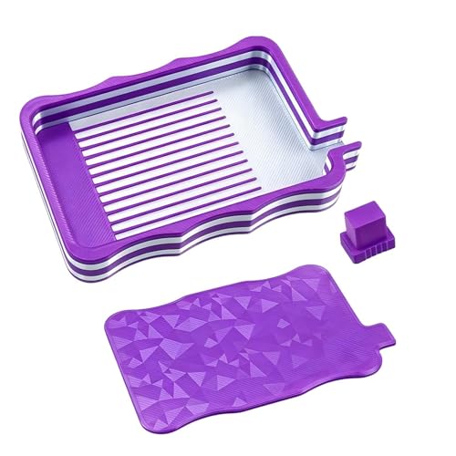 Bandeja de diamantes de imitación para organizar pintura artística y manualidades en el escritorio 2