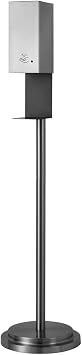 NOVA Of California Luxe Floor Stand Touchless Hand Sanitizer Dispenser - 54", Satin Nickel, Powermist