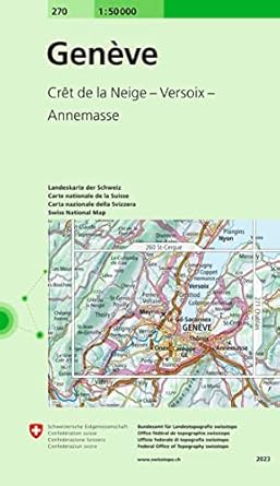 Carte routière : Genève : Cartes Office Fédéral de Topographie Suisse ...