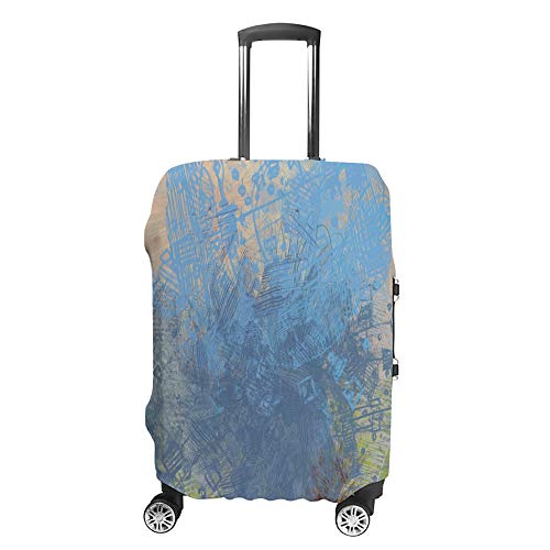 Housse de bagages de voyage anti-rayures lavable et extensible pour valise de cabine