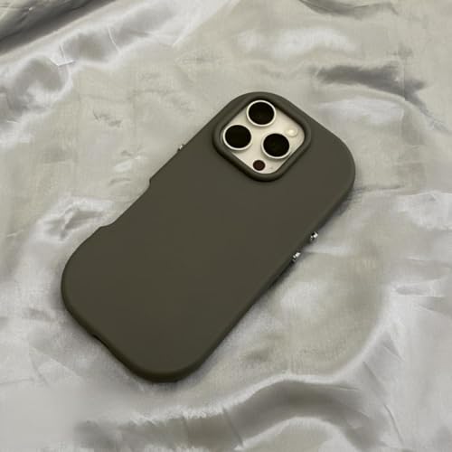 Coque iPhone 11 Pro Max motif litchi gris anti-glisse et mate