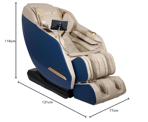 Image of RoboTouch ABS Ecozen Zero Gravity Full Body Electric Massage Chair (Blue)