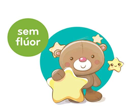 Gel Dental Infantil, Com Massageador de Gengivas, Kit Boni Baby, Sem Flúor, Sabor de Frutas, Indicad