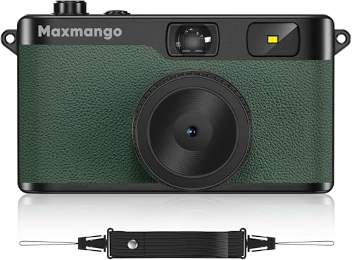 Maxmango D53 Fotocamera Digitale Compatta Senza Schermo, 12 MP Filtro