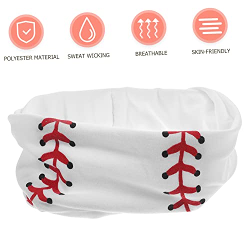 Baseball Headbands for Girls Youth Softball Hair Accessories Elastic Hair Band Stylish Headband for Sports Daily Wear4