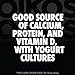 Oikos Triple Zero Vanilla Nonfat Greek Yogurt Tub, 0% Fat, 0g Added Sugar and 0 Artificial Sweeteners, Just Delicious High Protein Yogurt, 32 OZ