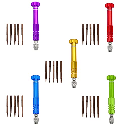 Set Mini Destornillador Magnético 5-en-1 Azul miniatura 2