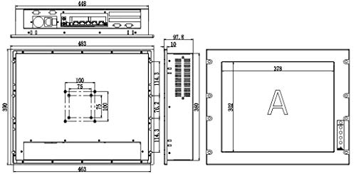 Ppc-1933Em 19 Inch Touch Industrial Tablet Computer 1 Pci Or Pcie Extension (2 Slots) Supporting I3 / I5 / I7 Desktop Cpu (Cpu I7) #TOP2