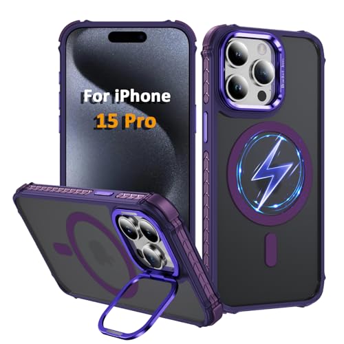 Coque iPhone 15 Pro avec béquille pour regarder vos vidéos en voyage et au bureau