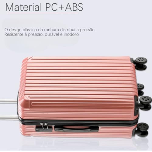 Mala de Bordo Viagem em ABS Com 4 Rodas 360 Graus Tamanho de 20 polegadas e capacidade de 39 litros