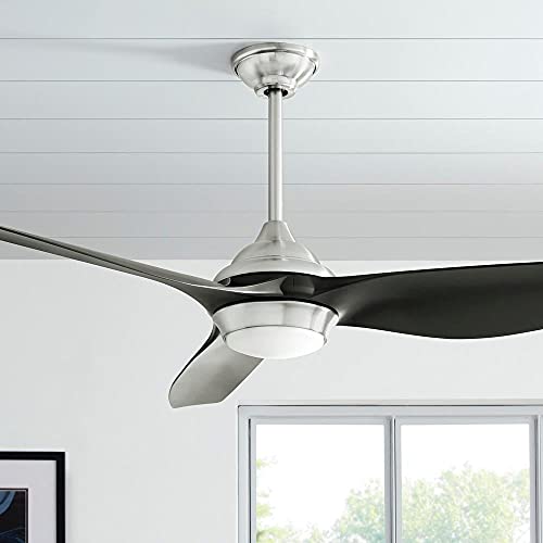 Home Decorators Collection Yg638-Bn Bachton 60 In. Led Dc Motor Brushed Nickel Ceiling Fan #TOP1