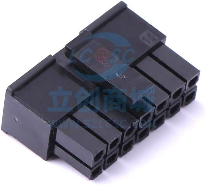 10 Pcs 3.00mm, Double Row, 2 * 07P Crimping Terminal Housing ThroughHole - - X3025HM-2x07-N2