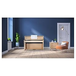 Classic Cantabile UP-1 LA Piano Droit Numérique – 88 Touches pondérées avec clavier à marteaux – Synthetiseur avec USB… - Les Beatles, Paul McCartney, John Lennon, RIngo Starr, George Harrison Classic Cantabile UP-1 LA Piano Droit Numérique - 88 Touches pondérées avec clavier à marteaux - Synthetiseur avec USB… – Image 2