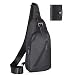 LST Sling Bag Water Resistance Crossbody Chest Backpack Outdoor Cycling Chest Shoulder Unbalance Gym Fashion Bags Daypack Sack Satchel for Men & Women
