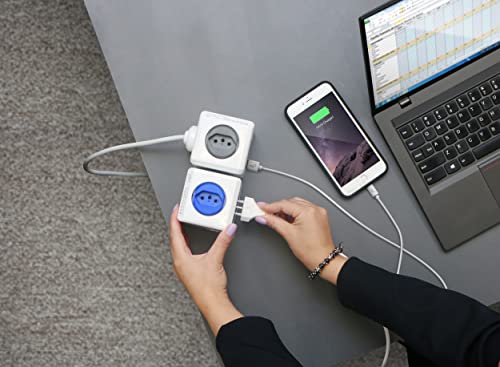 Filtro de linha 4 tomadas + 2 Usb Powercube Pwc X4u Elg