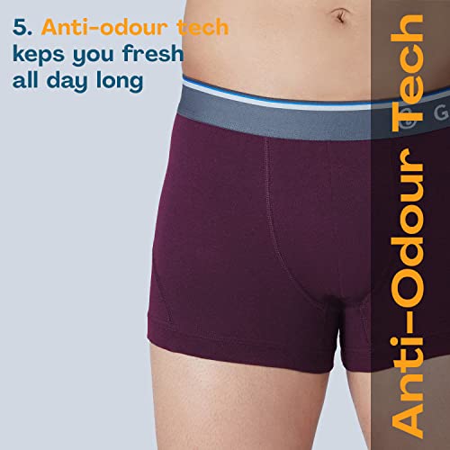 Image of GLOOT Men's Cotton Trunks Striped Briefs