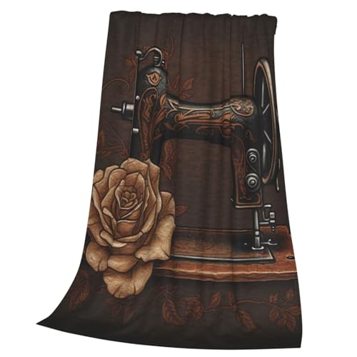 Couverture machine à coudre pour soirées cocooning sur le canapé