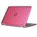 iPearl mCover Hard Shell Case for 13.3" HP Pavilion X360 m3-Uxxx series (m3-U001dx / m3-U103dx, etc ) Convertible 2-in-1 laptops (Pink)