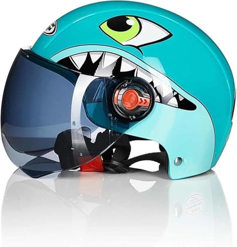 Per Ragazzi Ragazze RagazziCasco da bicicletta Casco da bicicletta per bambini da 3 a 14 anni Casco da moto per bambini Certificazione ECE F,54-58CM
