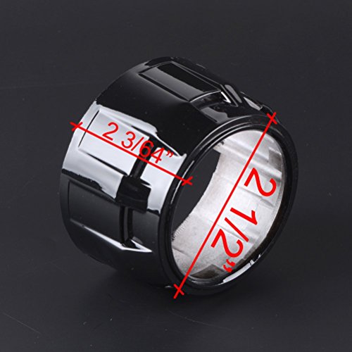 Astra Depot 2 Pcs Mini Bi-Xenon Projector Clear Lens Black Shrouds Lhd For H1 H4 H7 Housing Headlamp Bulb Conversion Coupe Suv Crossover #TOP3