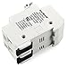 Baomain Cylindrical Fuse Holder RT18-32(X) 10mm X 38mm Fuse Base 2 Poles DIN Rail Mount with 10 PCS of RO15 Fuse (1 Amp) CE Listed
