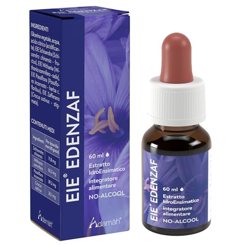 Edenzaf Adamah 60 ml - Estratto idroenzimatico senza Alcool e Zuccheri aggiunti