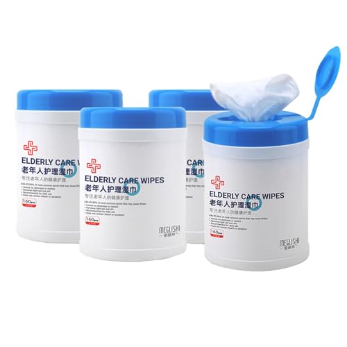 Body Wipes for Adults - Disposable Washcloths for Bathing, Women Men Bedridden Individuals The Elderly - Roll Packaging for Paralysis Care and Toileting Needs (4)