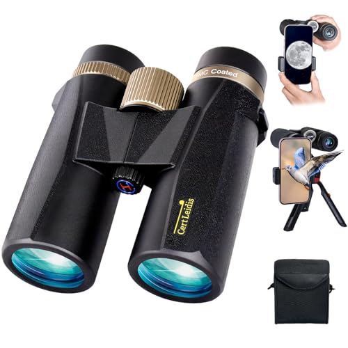 Binoculares 10x42 HD con Adaptador y Trípode