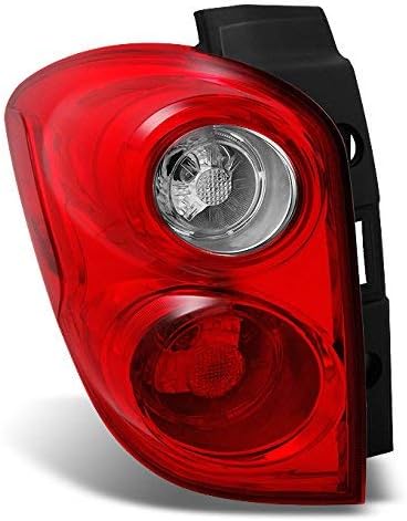 AKKON - For Chevy Equinox SUV Red Clear Rear Tail Light Brake Lamp Taillamp Repalcement Dirver Left Side