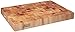 John Boos CCB Series Rectangular Wooden Maple Cutting Board 20”x15” – 2.25” Thick, 21-lb Reversible Butcher Block with End-Grain & Finger Grips – Made in the USA