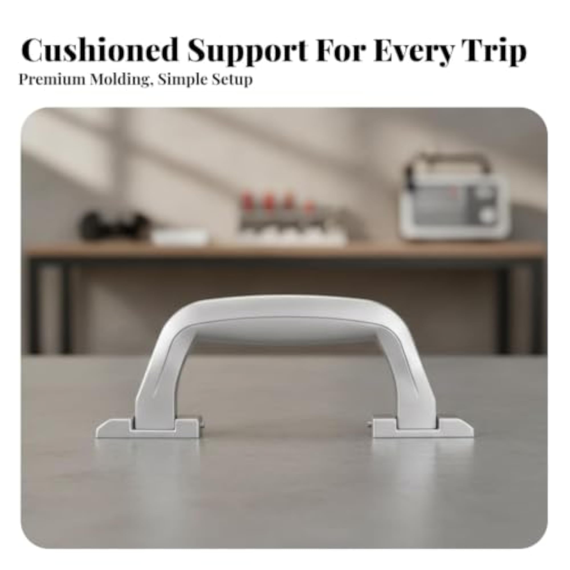 Curved Replacement Carry Handle for Luggage, Slim & Sturdy