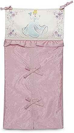 Disney Cinderella Embroidered Baby Girl Diaper Stacker Pink