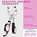Eye Lash Curler with 6PCS Extra Replacement Strips, Whalrace Superior Curling Effect Eyelash Curlers, Easy & Comfortable to Grip and Use-Gpink